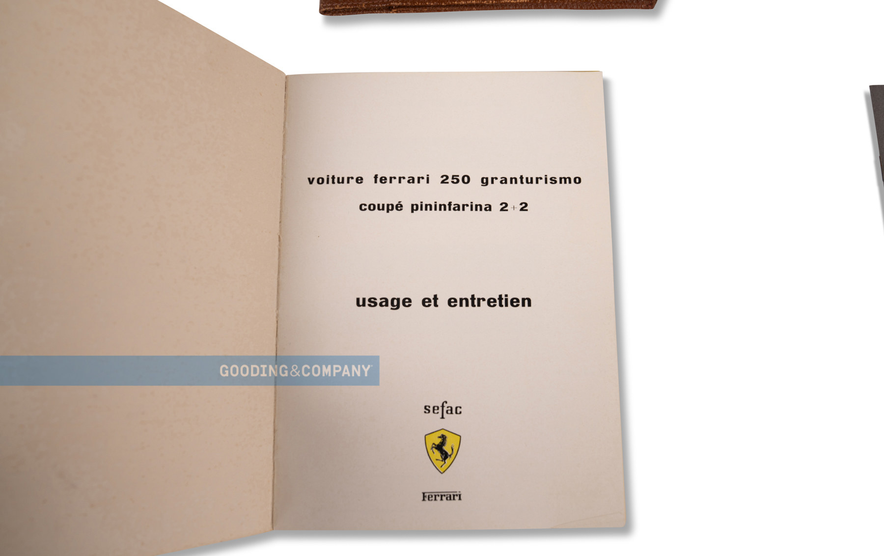 フェラーリ ferrari 250 取扱説明書 ハンドブック